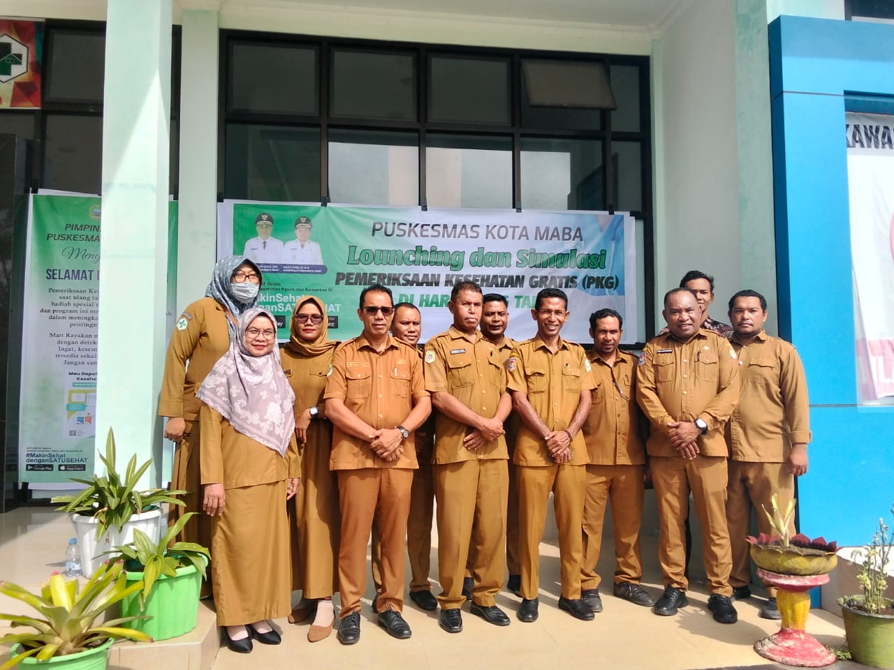 PEMERINTAH DAERAH HALTIM MELALUI DINAS KESEHATAN MENGGELAR LAUNCHING PROGRAM PEMERIKSAAN KESEHATAN GRATIS (PKG) NASIONAL DI HALMAHERA TIMUR