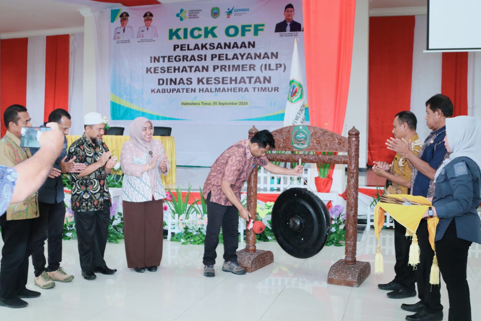 KICK OFF PELAKSANAAN INTEGRASI PELAYANAN KESEHATAN PRIMER (ILP) DINASKESEHATAN KABUPATEN HALMAHERA TIMUR