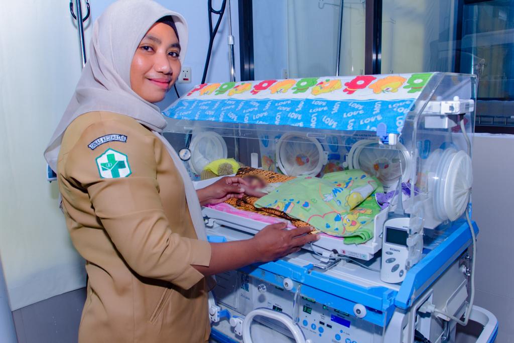 Pelayanan Kesehatan Bayi Baru Lahir Sesuai Standar di 16 Puskesmas dan RS di Kab Haltim